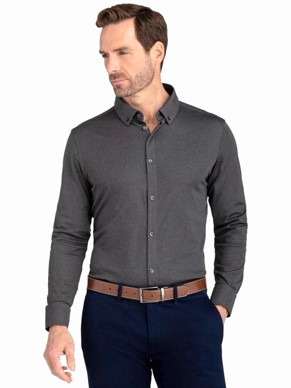 MIZZEN+MAIN Men's Rockefeller Classic Performance Button Down Shirt Size L NWOT
